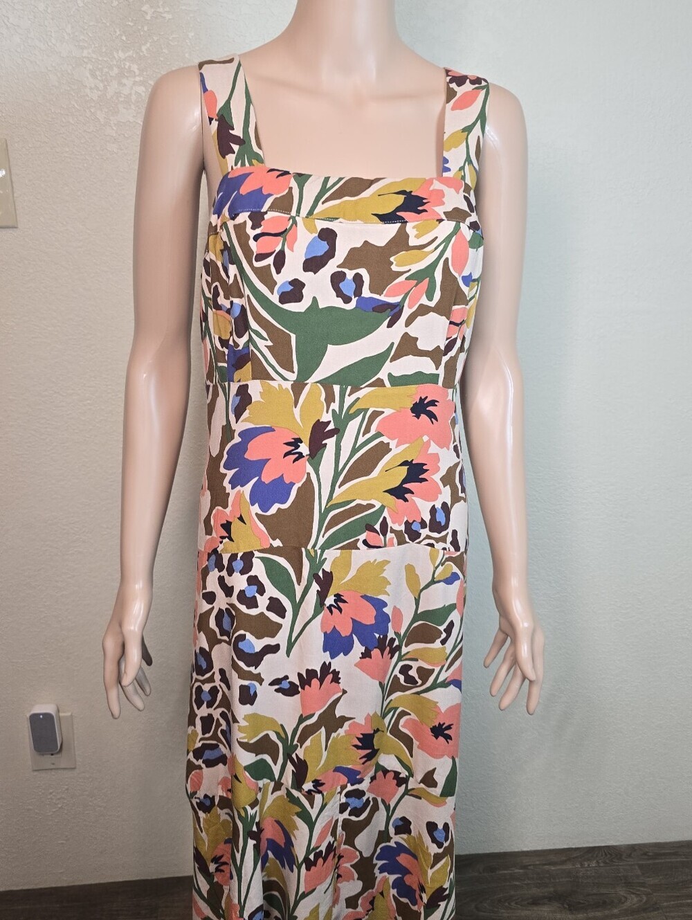 Sam & Jess Floral Maxidress Square Neck Size 1x - Picture 13 of 15